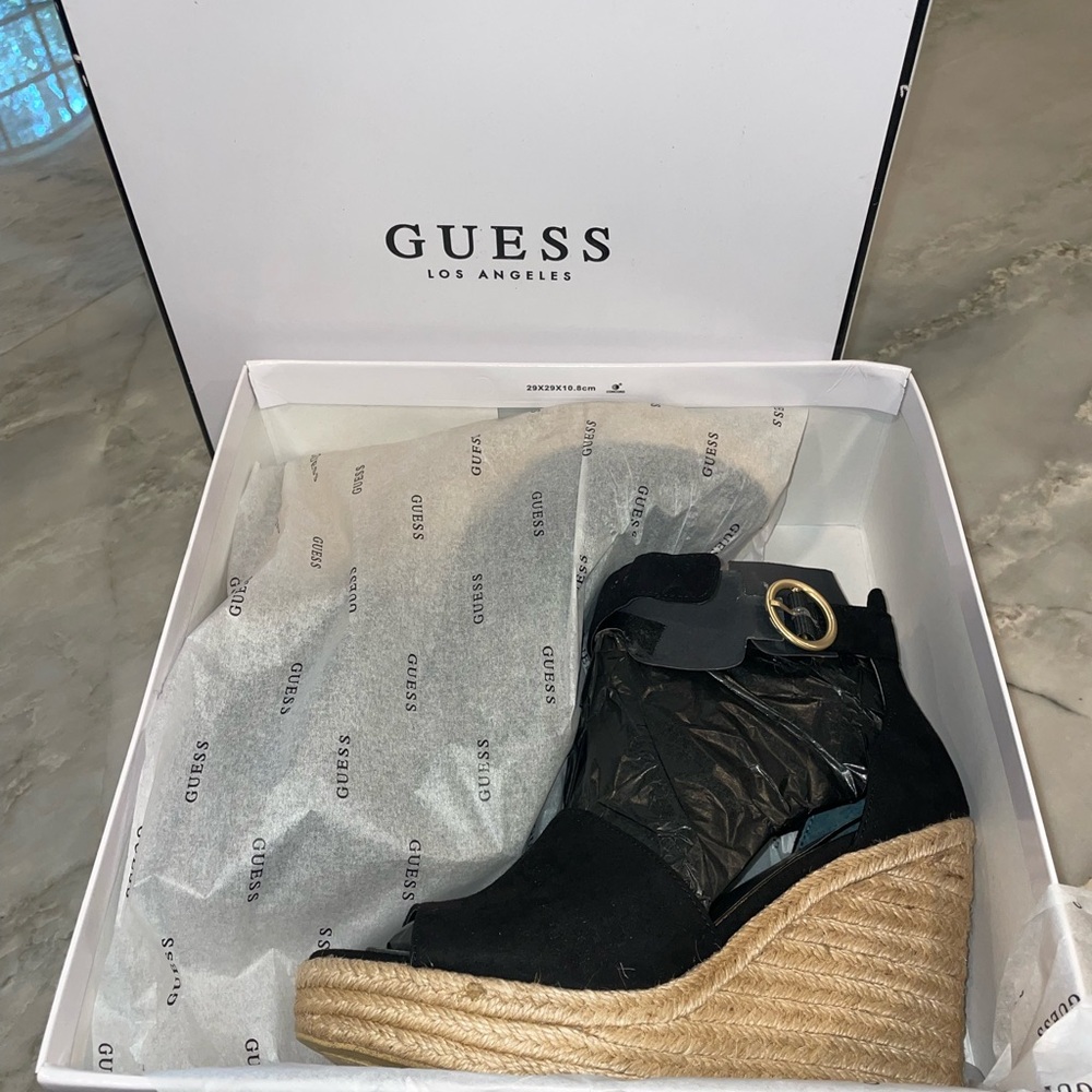 Guess Wedge platform sandals brand new